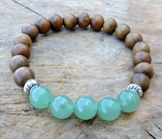 Aventurine Chakra Bracelet - Stretchy