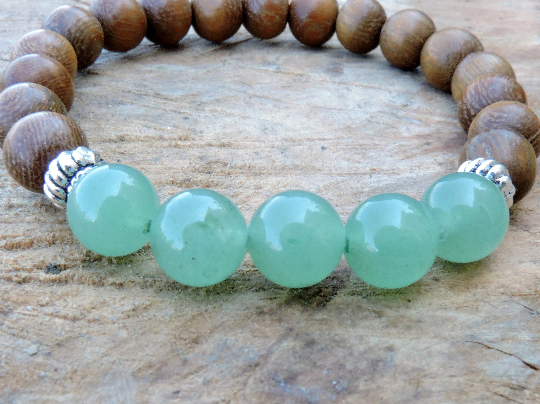 Aventurine Chakra Bracelet - Stretchy