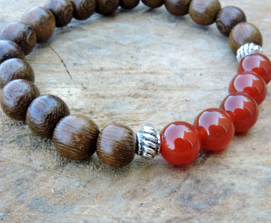 Carnelian Chakra Bracelet -  Stretchy