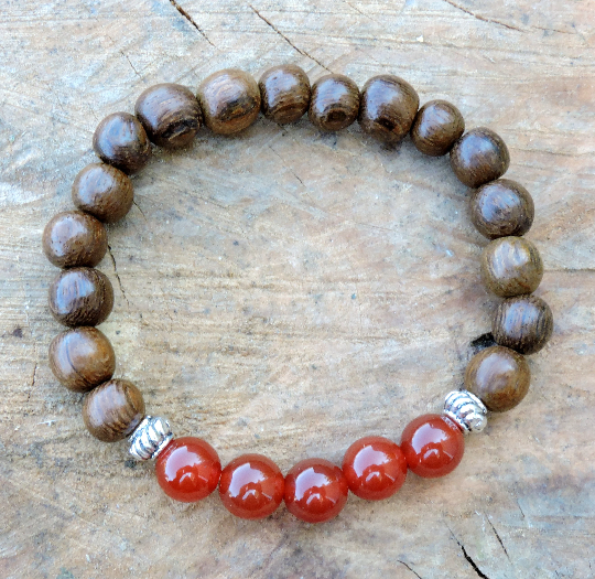 Carnelian Chakra Bracelet -  Stretchy