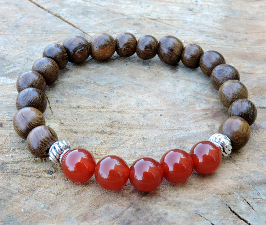 Carnelian Chakra Bracelet -  Stretchy