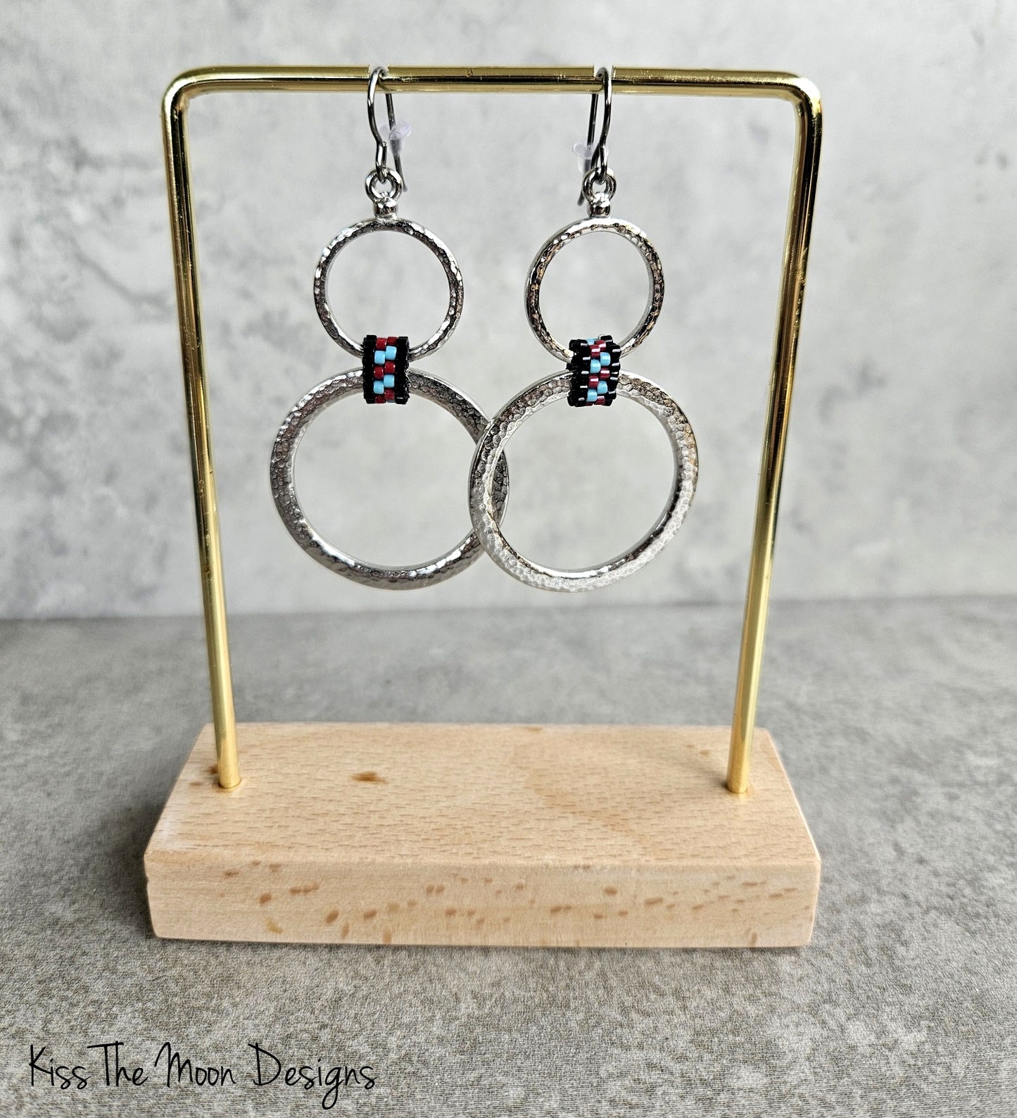 Double Hoop South Western Style Earrings