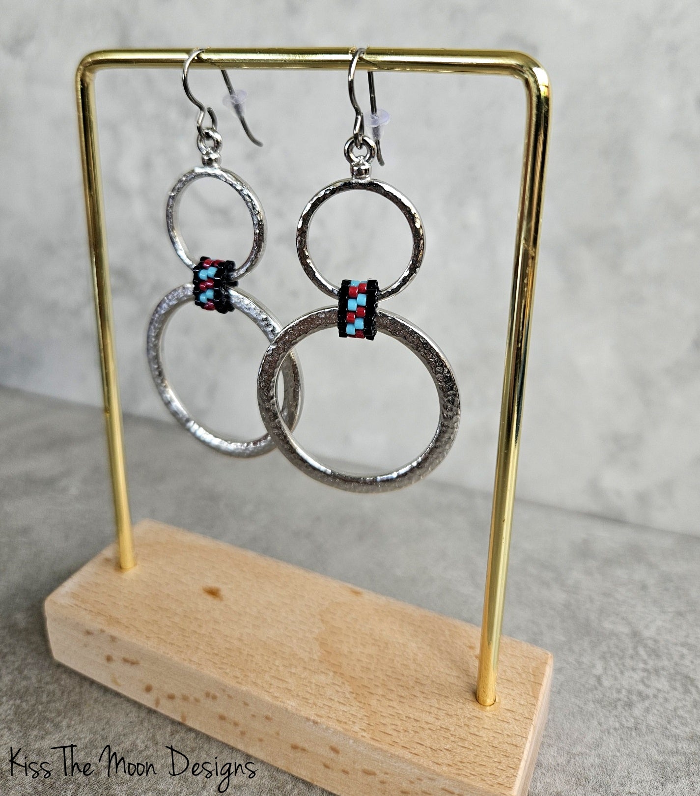 Double Hoop South Western Style Earrings