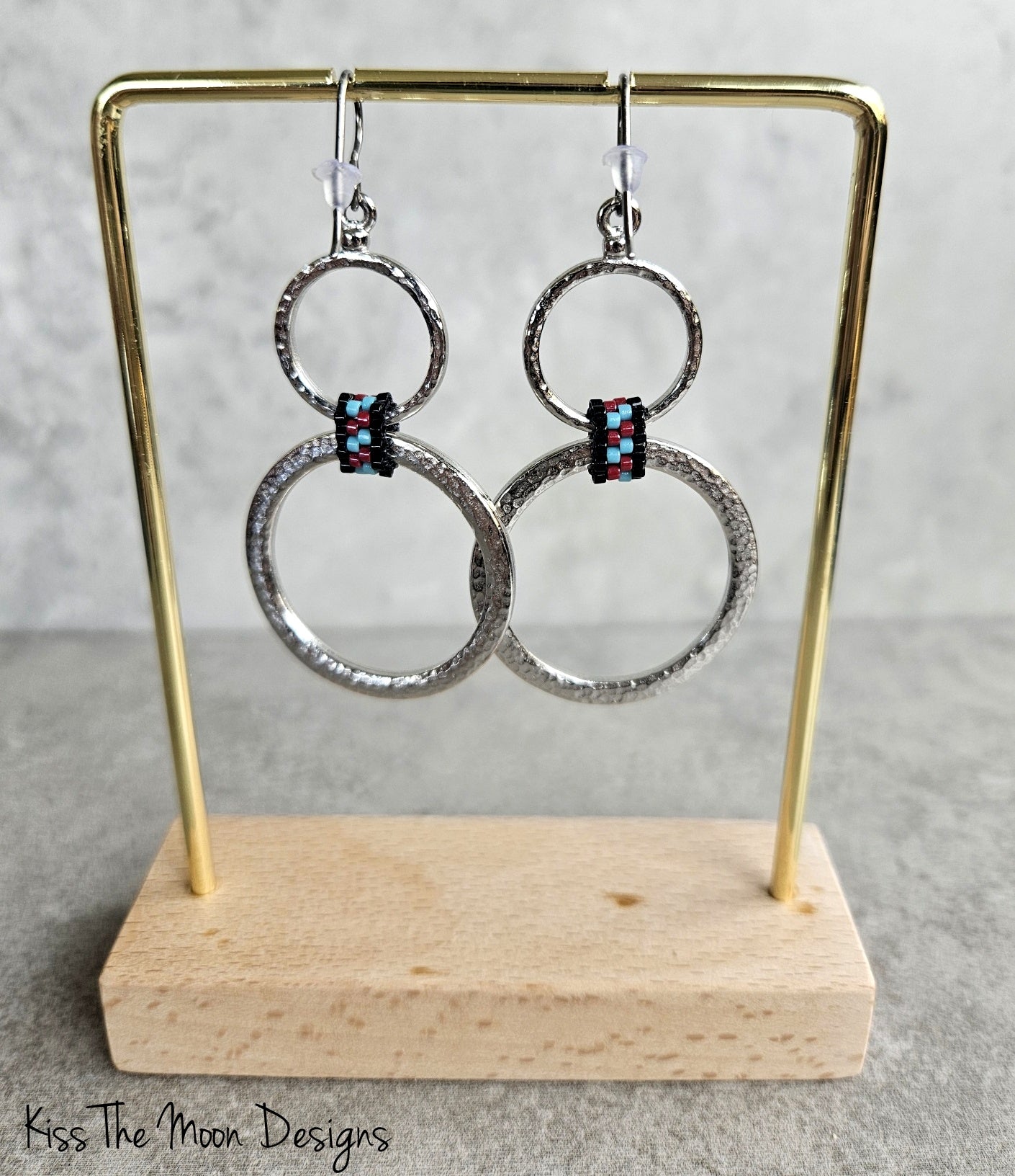 Double Hoop South Western Style Earrings