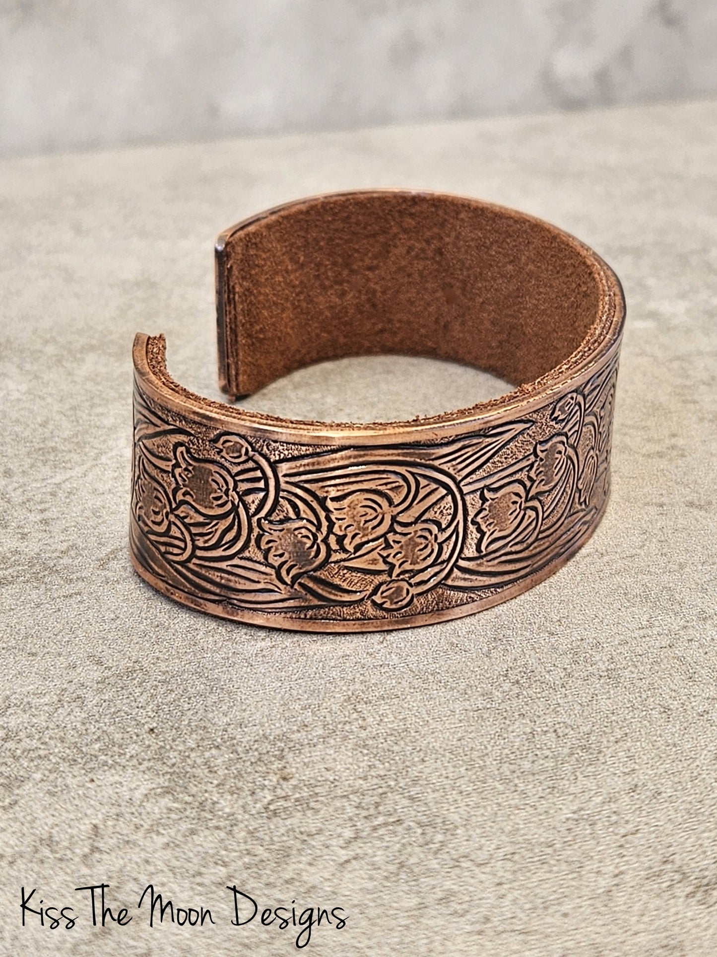 Lily of The Valley Copper Cuff