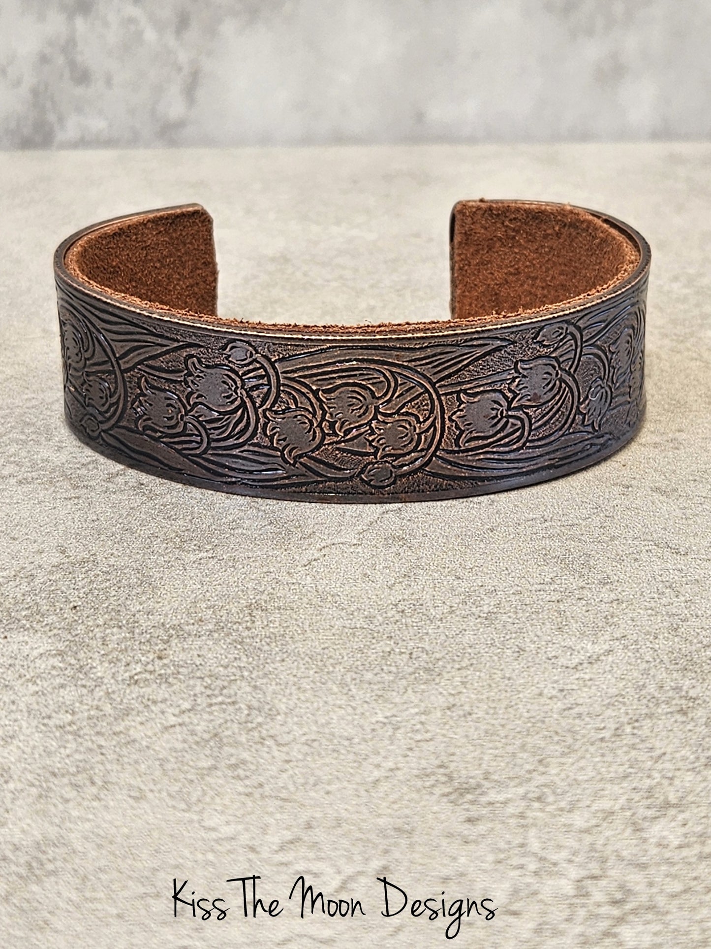 Lily of The Valley Copper Cuff