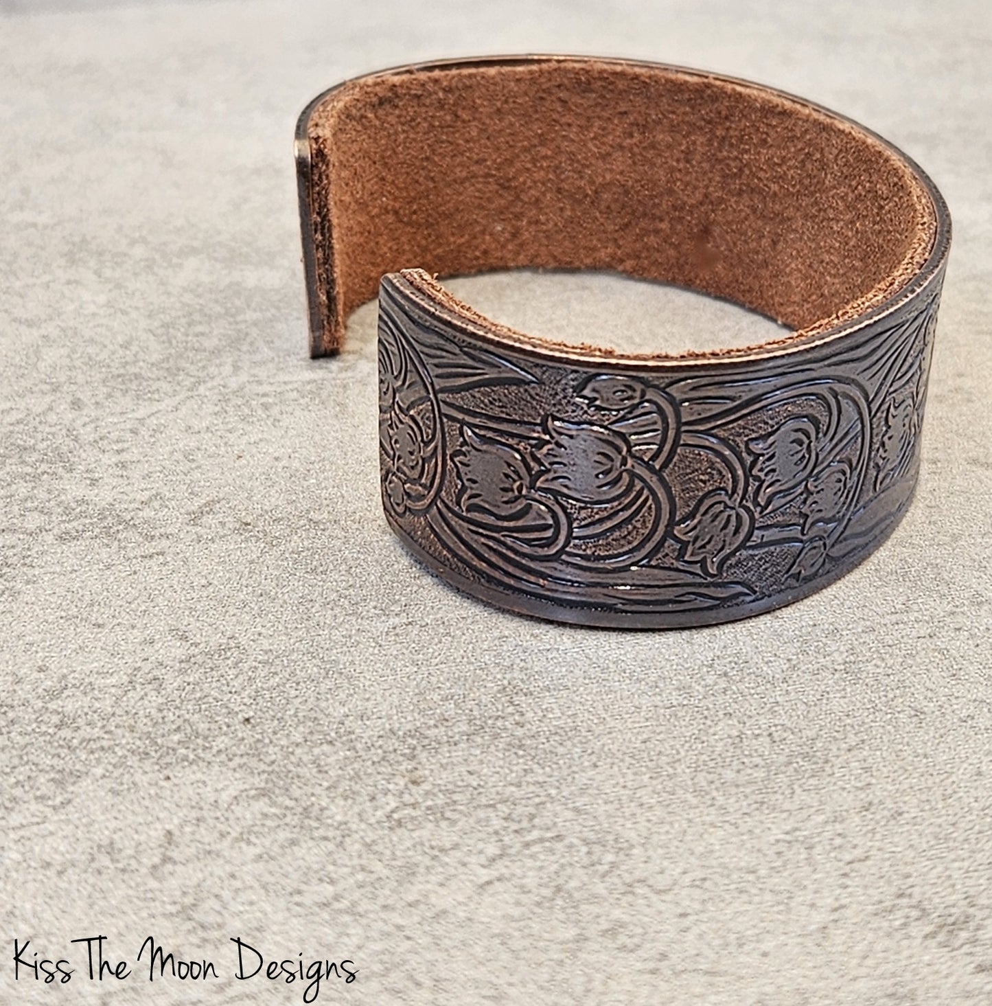 Lily of The Valley Copper Cuff