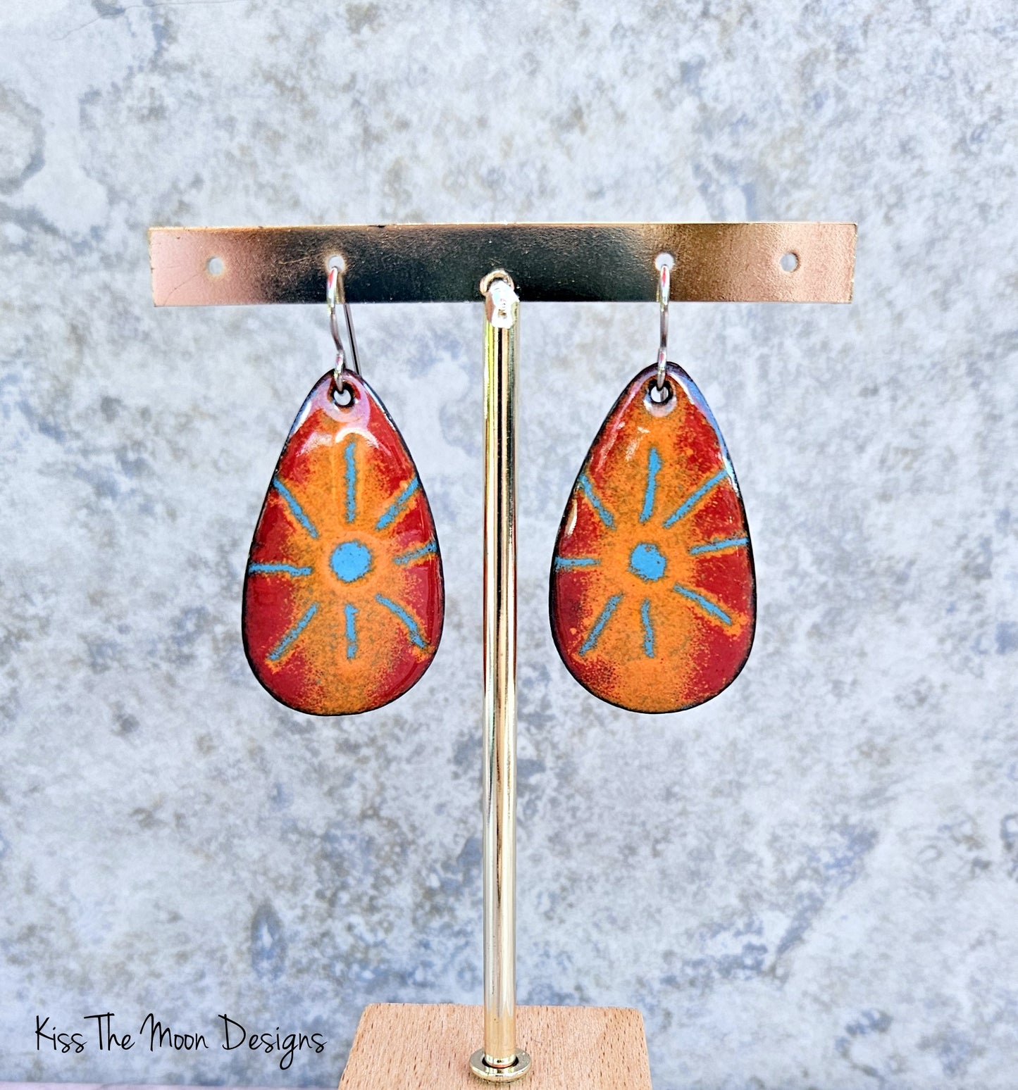 Sonoma Sun Enameled Earrings