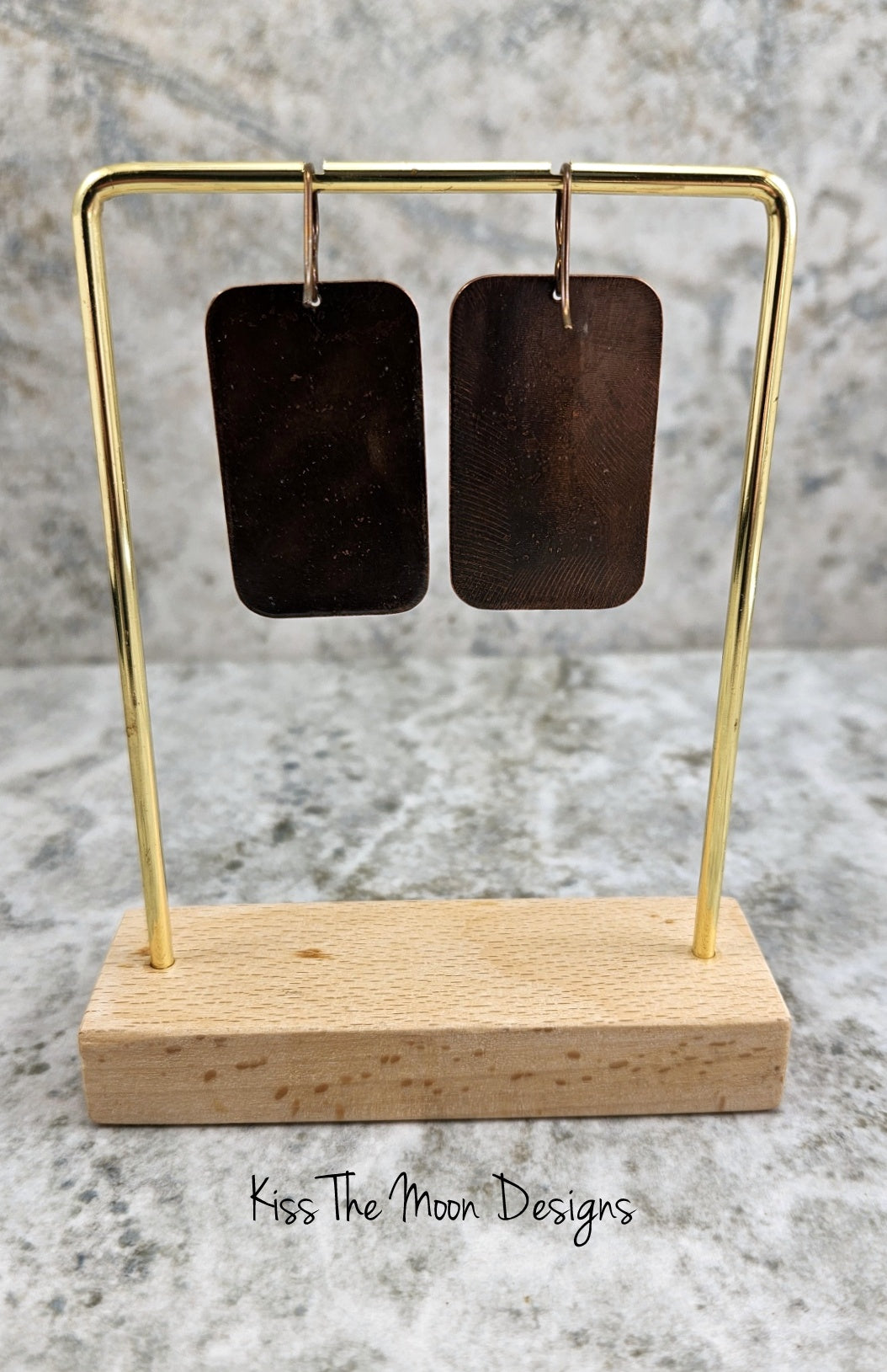 Copper Tribal Earrings